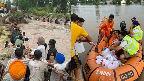 A total of 1,312 villages are impacted, nearly 3 lakh acres of standing crops have been inundated, and 26 people have lost their lives.