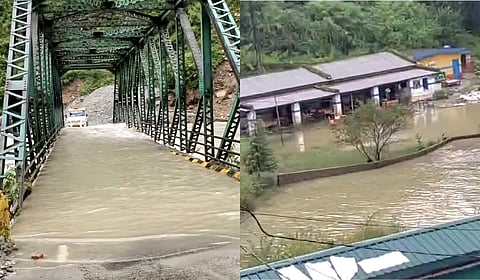 A lake has formed again in Syanchatti, Uttarkashi, which has generated a threat for the surrounding area.