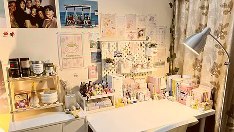 A Kawaii themed study space