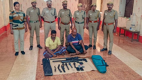 The accused were identified as C Pon Ananth (46), T Rajalingam (40) of Kanniyakumari, and E Ranjith Singh Raja (40) of Thoothukudi.
Sources said