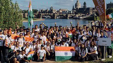 Team India at 2025 World Transplant Games held in Germany.