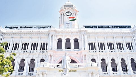 Greater Chennai Corporation headquarters.