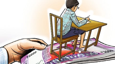 For fixing fees in private unaided professional colleges, a 10-member expert committee was constituted under the chairmanship of TGCHE chairman Prof V Balakista Reddy.