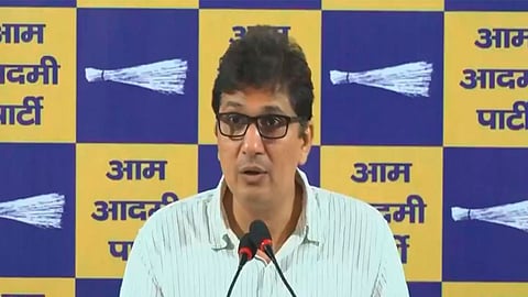 Aam Aadmi Party Delhi president Saurabh Bharadwaj.