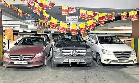 Along with the vehicles, Rs 14.46 crore was recovered from 262 mule accounts.