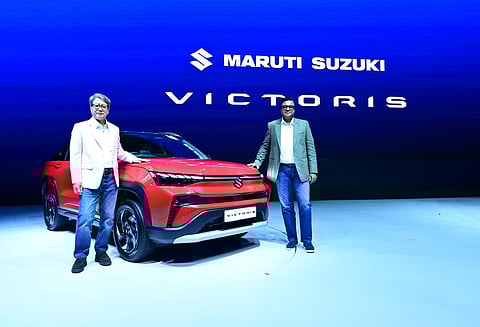 Maruti Suzuki launched the Victoris SUV earlier this month (Photo | Special arrangement)