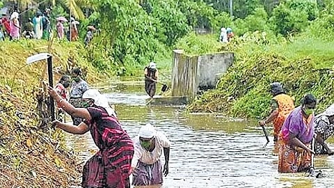 The officials blamed the non-payment on the delay in release of the central share.