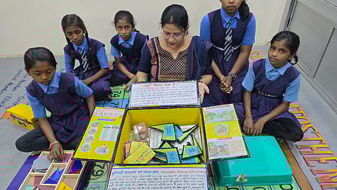 A teacher in the government upper primary school in village Hanoda, Pragya adopted innovative teaching to motivate students to figure out complicated concepts.