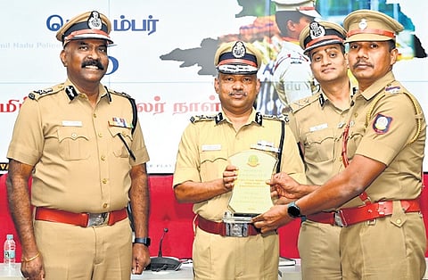 Police units across the state observed TN’s first Police Day on Saturday marking the establishment of Madras District Police Act of 1859.