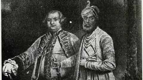 Stringer Lawrence, who established the Madras Army with Walajah, the Nawab of the Arcot