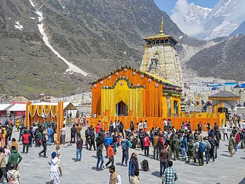 The Kedarnath Temple (File photo | ANI)