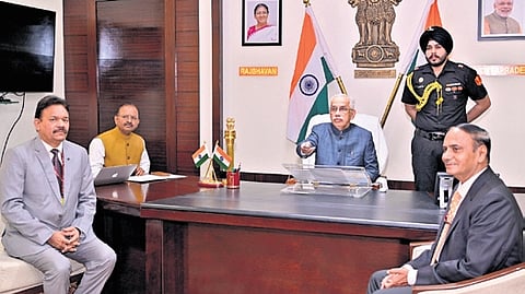 Governor S Abdul Nazeer inaugurated the livestreaming of Second Appeals and Complaints hearings of the Andhra Pradesh Information Commission (APIC)