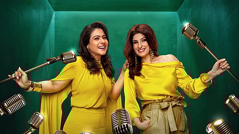 Kajol and Twinkle Khanna in Two Much poster