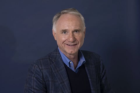 Dan Brown poses for a portrait on Tuesday, Sept. 9, 2025, in New York.