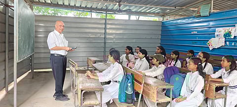 In Ashok Nagar and Kamla Market’s Zeenat Mahal, classrooms continue to function under rusted tin sheds, exposing students to unsafe conditions and severely inadequate facilities.