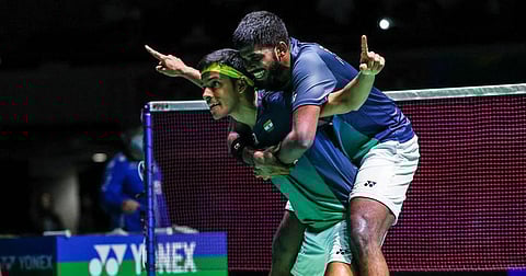 The former world number one duo, seeded eighth, bounced back from a first-game loss to outplay the unseeded Thai pair 18-21 21-15 21-11 in a 63-minute battle.