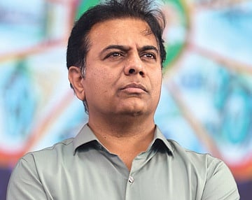 BRS working president KT Rama Rao.