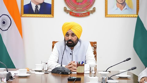 At his Chandigarh residence today, Punjab Chief Minister Bhagwant Mann chaired a high-level meeting via video conference with the state’s Deputy Commissioners, the Chief Secretary, the Secretary, and senior officials from various departments.