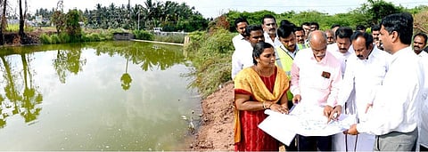 TN Housing and Urban Development Minister S Muthusamy inspected various water bodies benefiting under the Athikadavu - Avinashi project in Erode district, and he instructed officials to ensure adequate water supply to all ponds.