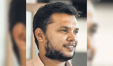 DYFI Thrissur district secretary Sarath Prasad.