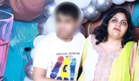 Sakshi Chawla and her son, Daksh.