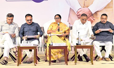 Chief Minster Rekha Gupta said the Atal Drishti Girls’ Hostel, constructed near Timarpur close to Delhi University, is a unique initiative for visually impaired girls pursuing higher education in the Capital.