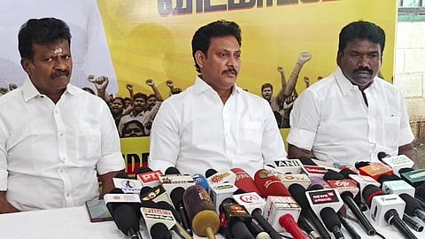 During the interaction, he also hit back at Vijay for accusing him and Municipal Administration Minister K.N. Nehru of failing Tiruchy’s development.