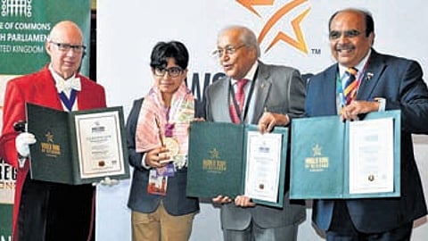 Nara Devaansh was awarded the prestigious World Book of Records Award 2025 at a ceremony held at Westminster Hall, London on Saturday.
