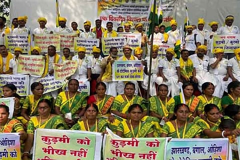 Tension rises in Jharkhand over Kurmi demand for ST status, tribal groups warn of protest