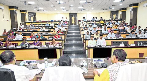 The ZP council meeting underway in Sundargarh on Tuesday