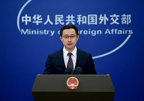 China's foreign ministry spokesperson Lin Jian.