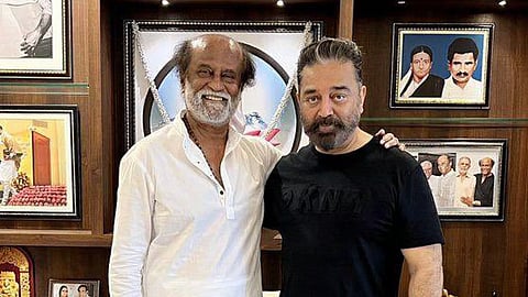 Rajinikanth (L) and Kamal Haasan (R)