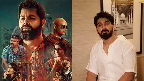 A poster for Kamal Sridevi (L) and Rajavardan (R)