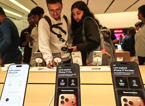 Bangaloreans hit the Apple Store at Phoenix Mall Of Asia, Bangalore, as the new iPhone 17 series was launched last week