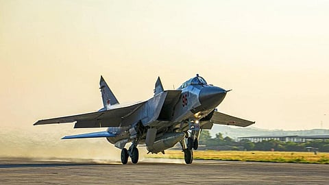 A Russian MiG-31 fighter jet image used for representative purpose.