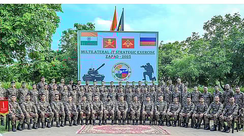 The Indian Army contingent is being led by a battalion of the Kumaon Regiment along with troops from other arms and services.