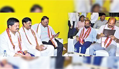 Ministers Kollu Ravindra, Anam Ramanarayana Reddy, Anagani Satya Prasad, Y Satya Kumar Yadav, and Kolusu Parthasarathy held a coordination meeting.