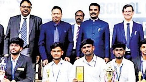 SC and HC judges with students of VITAS School of Law, Pallavaram.