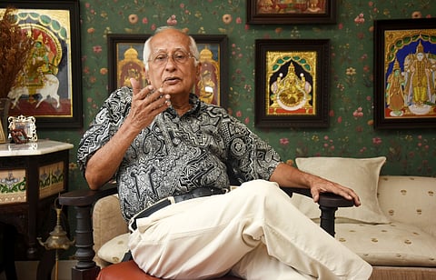 Dr. Chandrasekar, founder of Madras Dyslexia association at Nungambakkam.