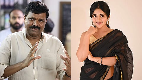 Mahendar (L) and Megha Shetty (R)