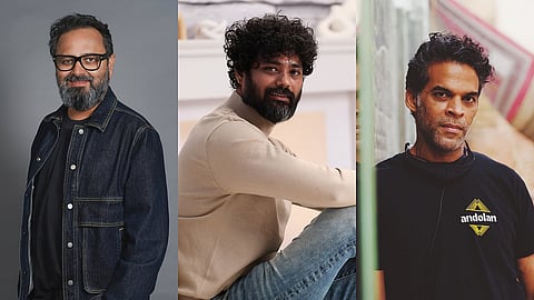 (from left) Sabar Bonda EP Nikkhil Advani, director Rohan Kanawade and Vikramaditya Motwane