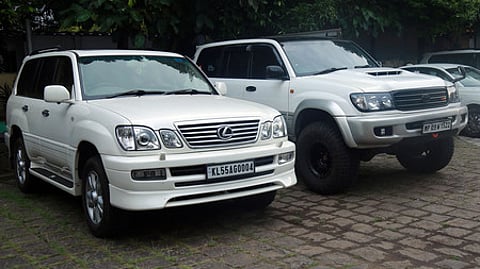 High-end vehicles seized by the Customs Preventive Unit during Operation Numkoor in Kochi. Representation image.