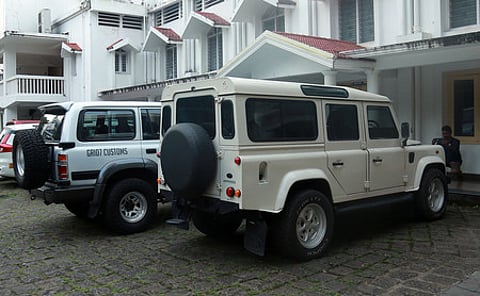 High-end vehicles seized by the Customs Preventive Unit during Operation Numkoor in Kochi.