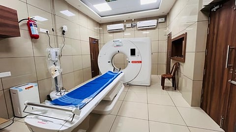 CT scan unit image used for representative purpose.