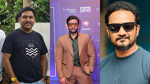 From L to R: Jayaram Devasamudra, Sriimurali, Puneeth Rudranag