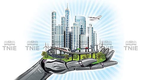 Representational image for smart city.