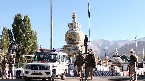 Officials confirmed that mobile internet services remain suspended in Leh town.