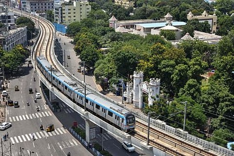 G Krishna Kishore boarded a Metro train at Ameerpet and found three unidentified men occupying seats reserved for senior citizens and requested them to vacate.
