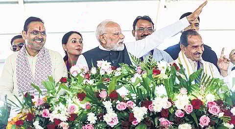 Entire nation celebrating GST festival: Modi in Rajasthan