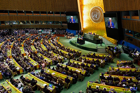 United Nations General Assembly, Tuesday, Sept. 23, 2025, at UN headquarters.